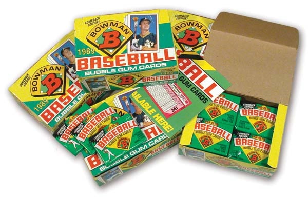 Sports Cards - 1989 Bowman Baseball Wax Cases (2)