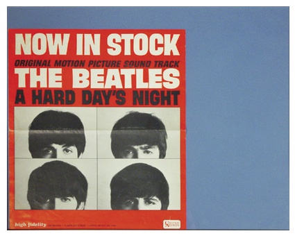 The Beatles - Hard Days Night Promotional Poster