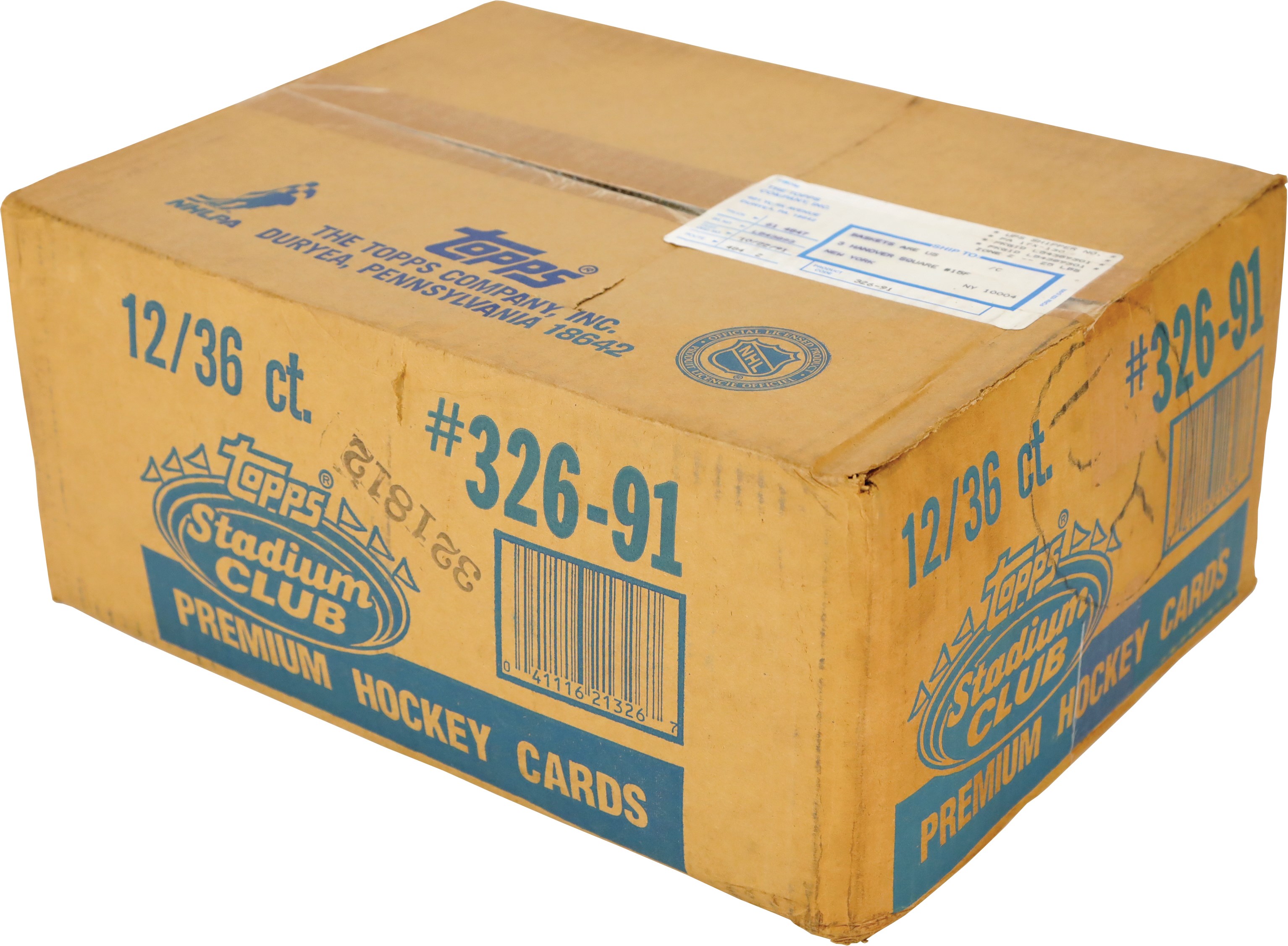 Unopened Boxes, Packs And Cases - 1991-1992 Topps Stadium Club Hockey Sealed Case (1)