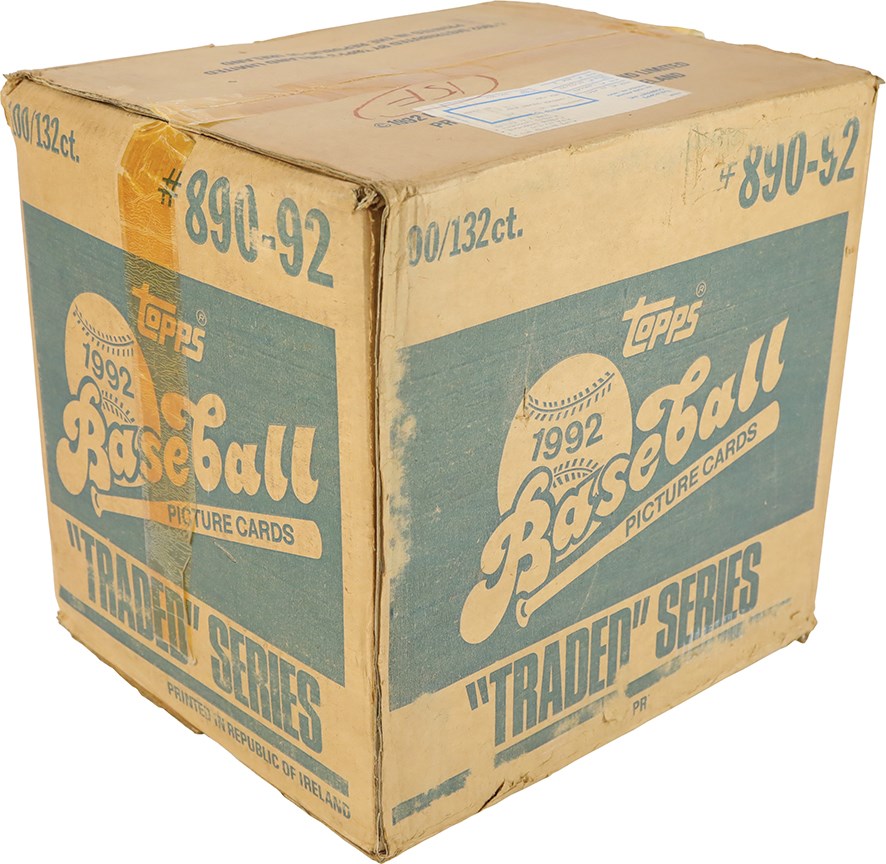 Unopened Boxes, Packs And Cases - 1992 Topps Traded Baseball Sealed Case (1)
