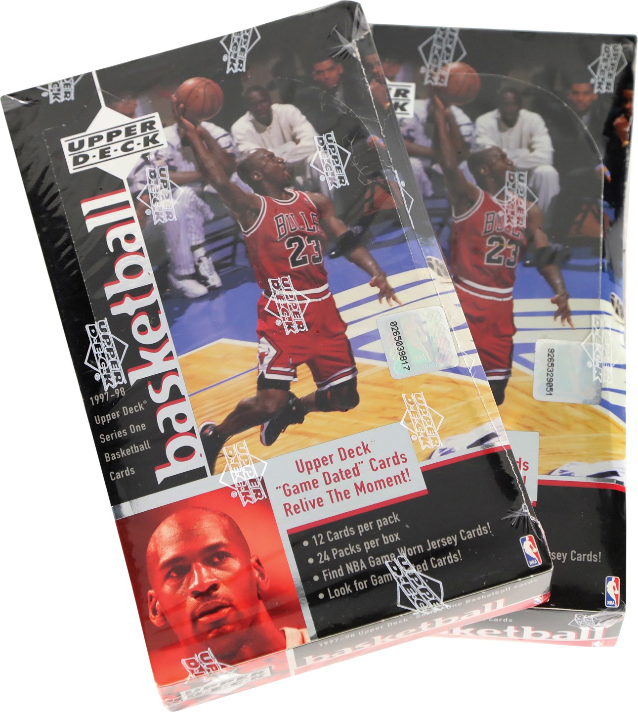 Unopened Boxes, Packs And Cases - 1997-1998 Upper Deck Basketball Series One Unopened Box Pair (2)