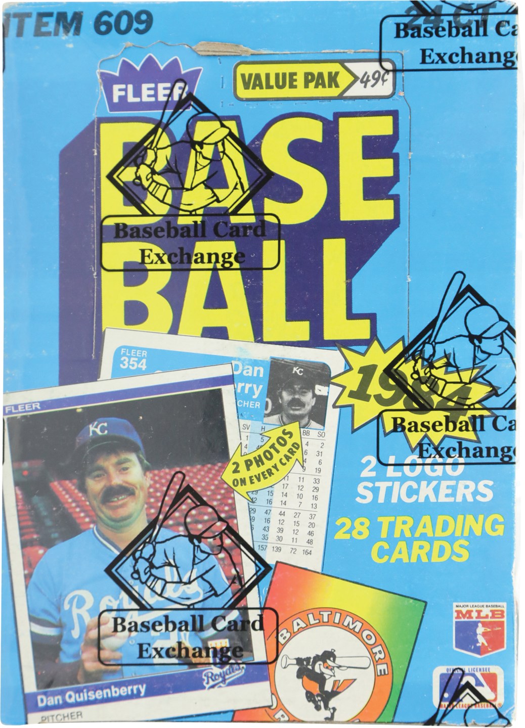 Unopened Boxes, Packs And Cases - 1984 Fleer Baseball Unopened Cello Box (BBCE)