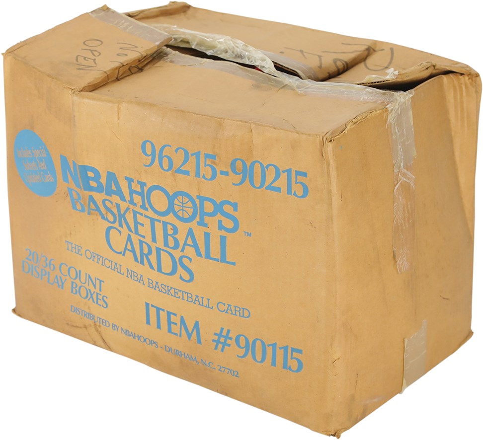 Unopened Boxes, Packs And Cases - 1990-1991 Hoops Basketball Series 2 Wax Box Case w/19 Unopened Boxes