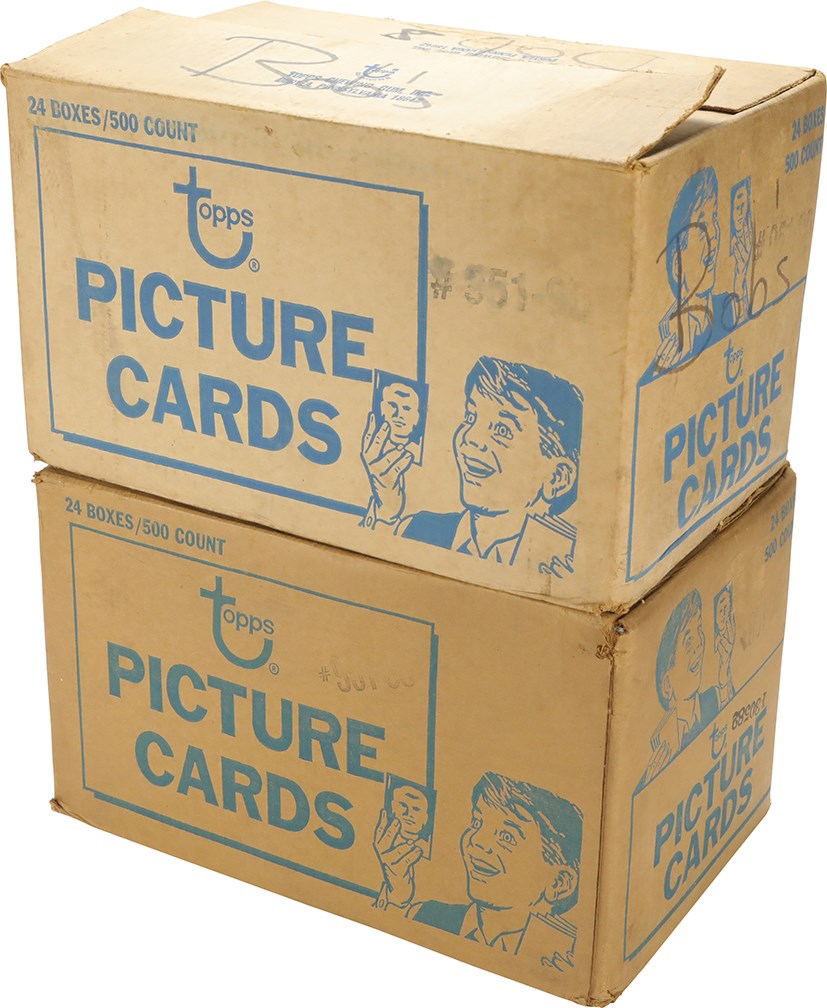 Unopened Boxes, Packs And Cases - 1988 & 1990 Topps Unopened Vending Box Case (2)