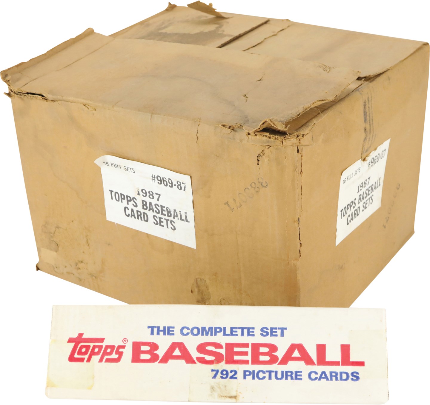 Unopened Boxes, Packs And Cases - 1987 Topps Baseball Factory Complete Set Opened Case (15)