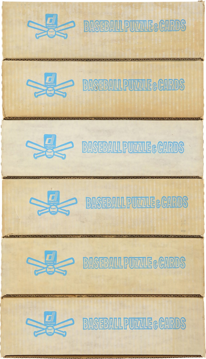 Unopened Boxes, Packs And Cases - 1983 Donruss Baseball Factory Sealed Complete Set Collection (6)