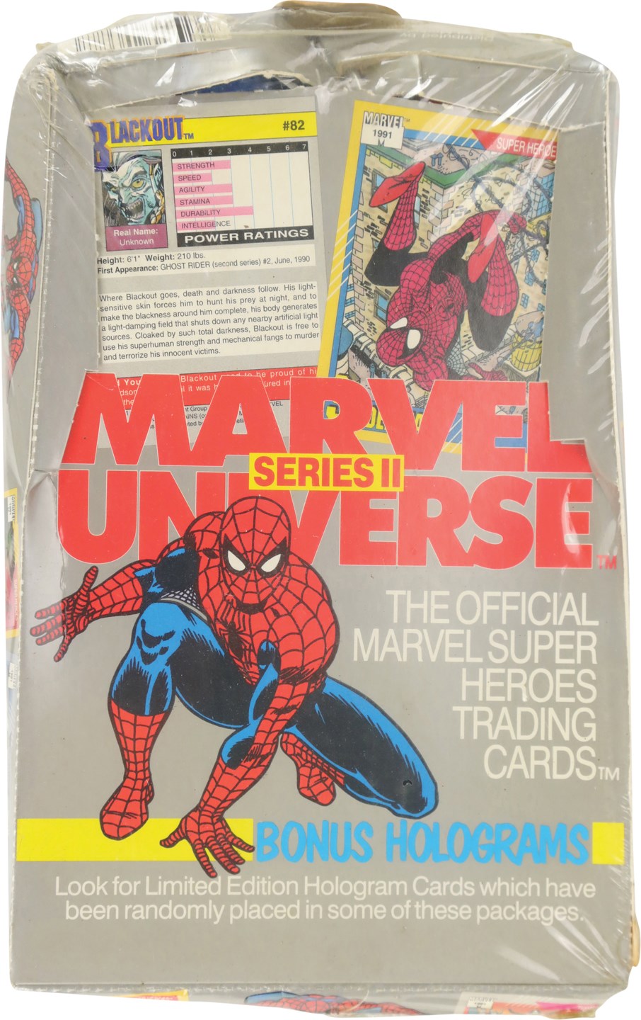 Unopened Boxes, Packs And Cases - 1990 Impel Marvel Universe Series II Sealed Wax Box