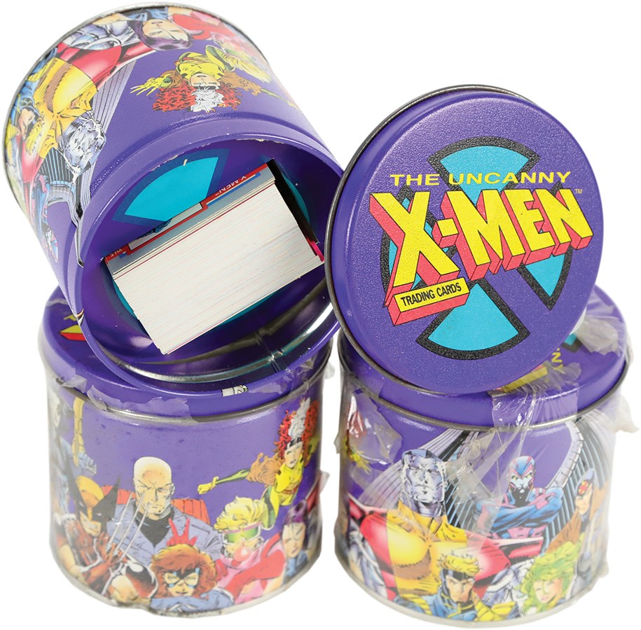 Unopened Boxes, Packs And Cases - 1992 Impel Uncanny X-Men Unseached Tin Collection (3)
