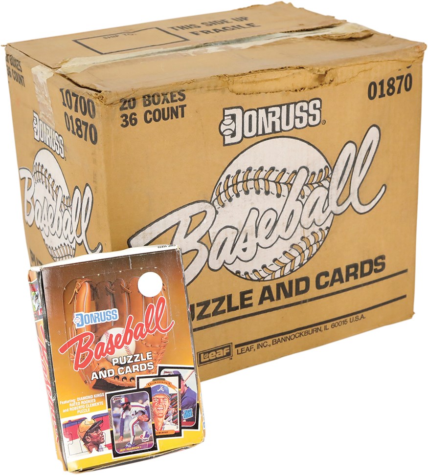 Unopened Boxes, Packs And Cases - 1987 Donruss Baseball Factory Case w/20 Unopened Boxes