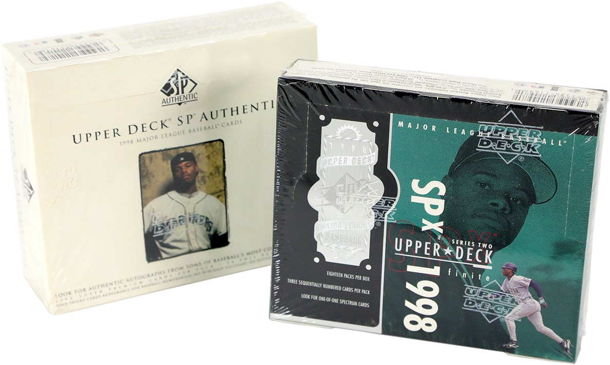 Unopened Boxes, Packs And Cases - 1998 Upper Deck Baseball SP Authentic & SPx Sealed Boxes (2)