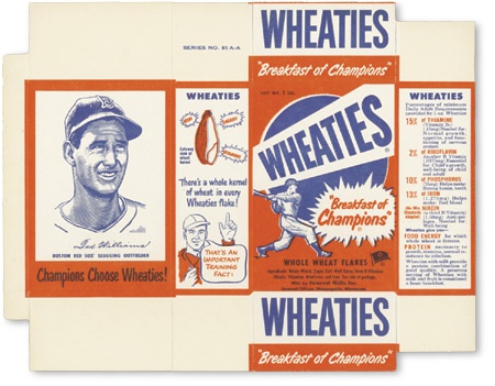 Ted Williams - Ted Williams Wheaties Box