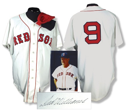 Ted Williams - The Last Boston Red Sox Jersey Ted Williams Ever Wore