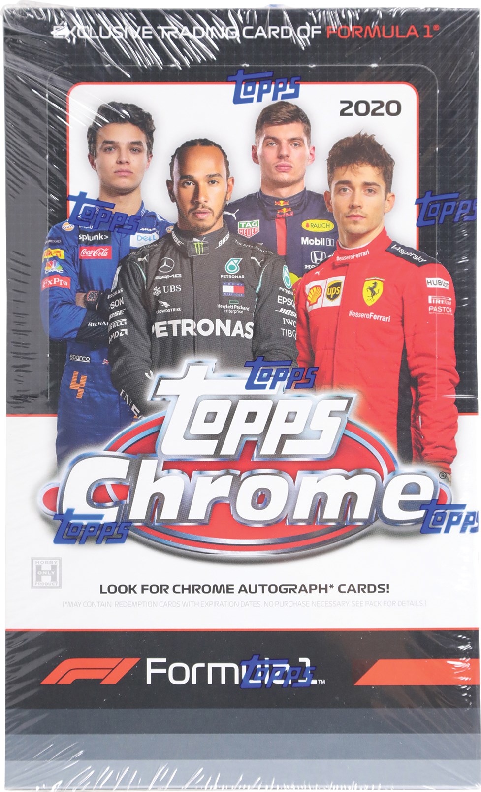 Unopened Boxes, Packs And Cases - 2020 Topps Chrome Formula 1 Racing Factory Sealed Hobby Box