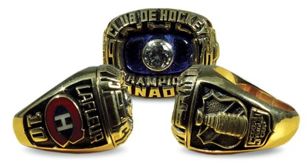 Hockey Rings and Awards - Guy Lafleur’s 1976 Montreal Canadiens Stanley Cup Championship Ring