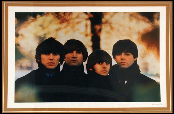The Beatles - Superb Robert Freeman Signed Beatles Photograph (14x20")