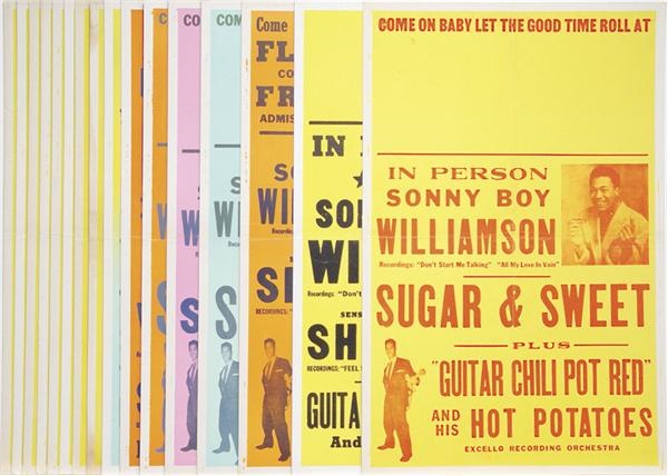 Posters and Handbills - Sonny Boy Williamson Concert Poster Collection (16)