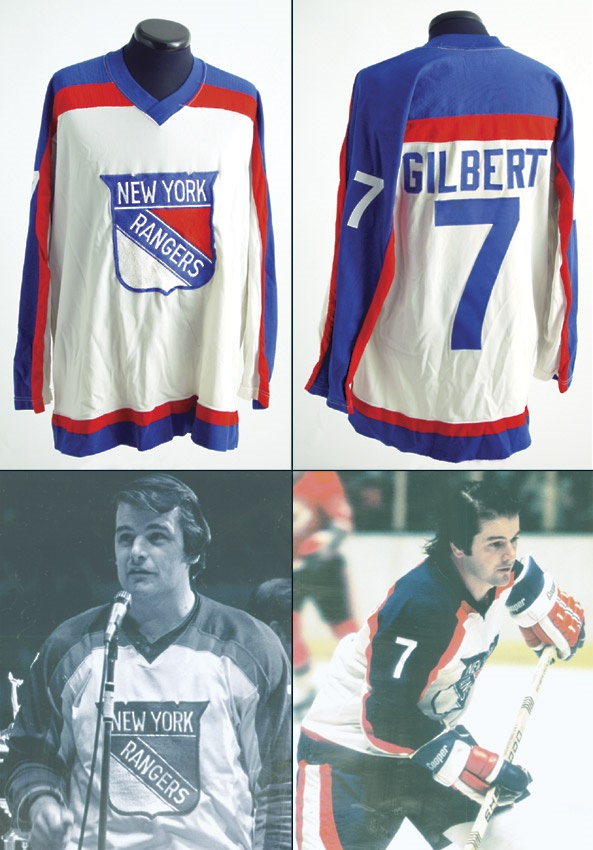 Hockey Sweaters - 1977-78 Rod Gilbert Game Worn Jersey