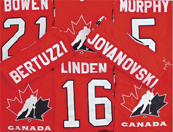 Hockey Sweaters - 1997-98 Team Canada Mens World Championship Game Worn Jerseys (15)