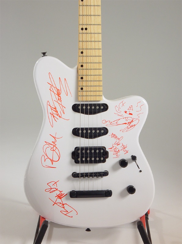 Rock Autographs - Poison Signed Guitar