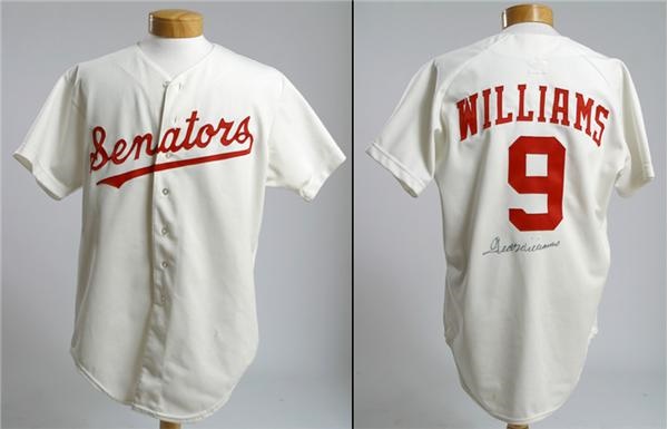 Ted Williams - 1972 Ted Williams Signed Washington Senators Jersey