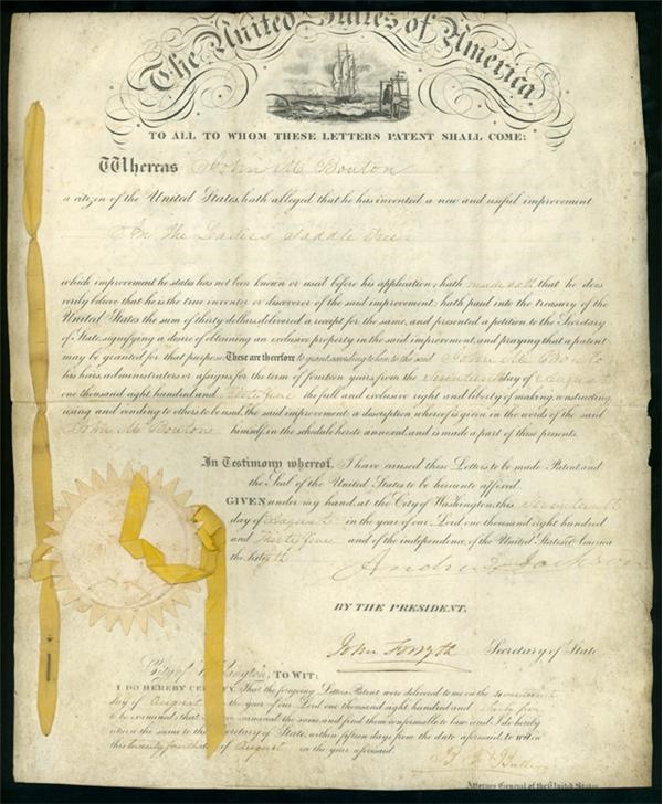 Historical - Andrew Jackson Signed Document