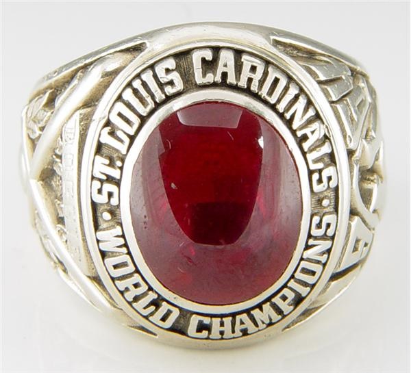Baseball Rings, Trophies, Awards and Jewel - 1964 St. Louis Cardinals World Championship Ring