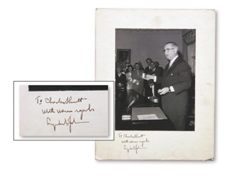 Historical - Lyndon Johnson Photograph Signed as President