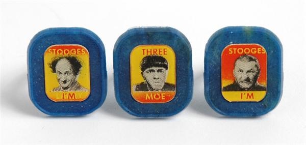 June 2005 Internet Auction - Three Stooges Flasher Rings (3)