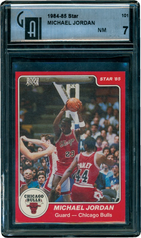 June 2005 Internet Auction - 1984-85 Star Michael Jordan Rookie GAI 7