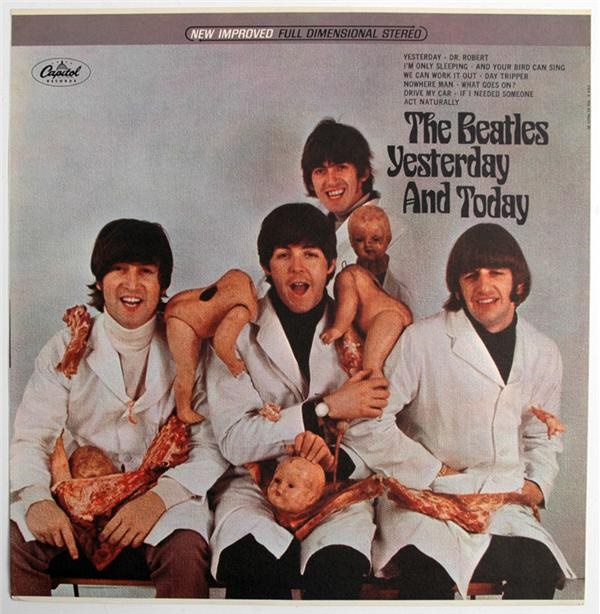 June 2005 Internet Auction - Beatles Butcher Cover Album Slick