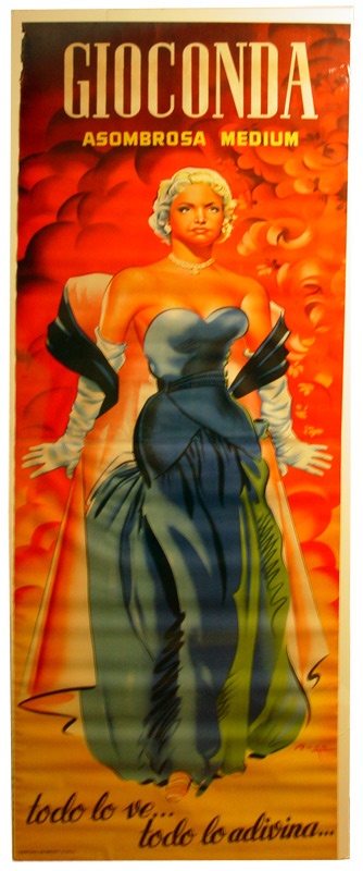 June 2005 Internet Auction - 1940s Life Size Magic Poster