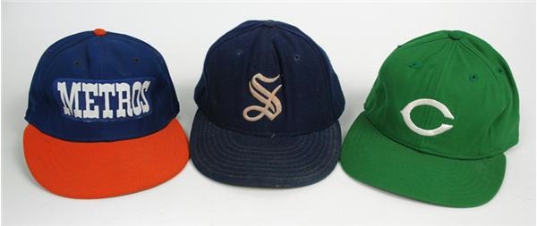 June 2005 Internet Auction - Three Great Baseball Caps Collection