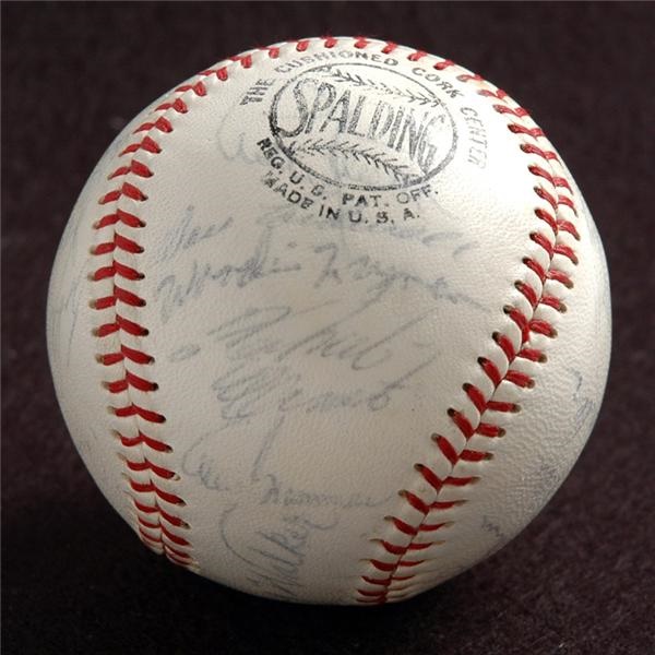 June 2005 Internet Auction - 1966 Pittsburgh Pirates Team Autographed Baseball with Clemente