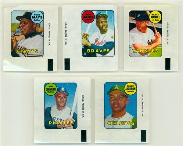 Vintage Cards - 1969 Topps Decal Set