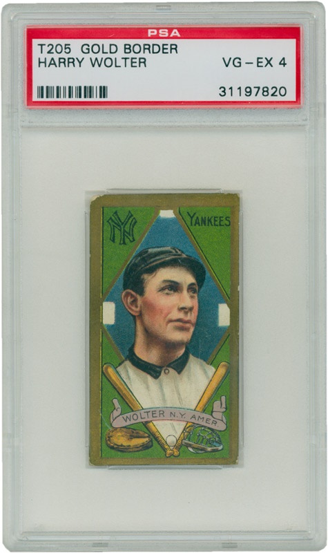 Vintage Cards - T205 Harry Wolter PSA VG-EX 4