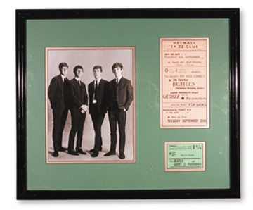 The Beatles - The Beatles Concert Handbill & Ticket (22x26")