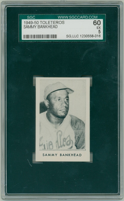Vintage Cards - 1949-50 Toleteros Sammy Bankhead SGC 60 EX 5