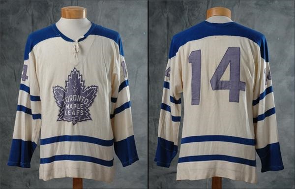 Hockey Sweaters - Circa 1963-64 Dave Keon Game Worn Maple Leafs Jersey