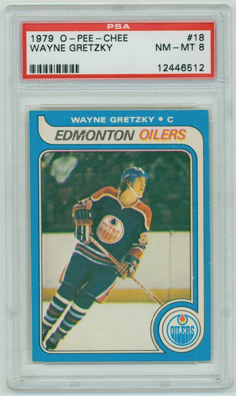 Sports and Non Sports Cards - 1979 O-Pee-Chee Wayne Gretzky PSA 8 NM-MT