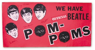 The Beatles - The Beatles Pom Pom Poster (21x12")