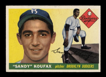 Sports Cards - 1955 Topps Sandy Koufax Rookie Card