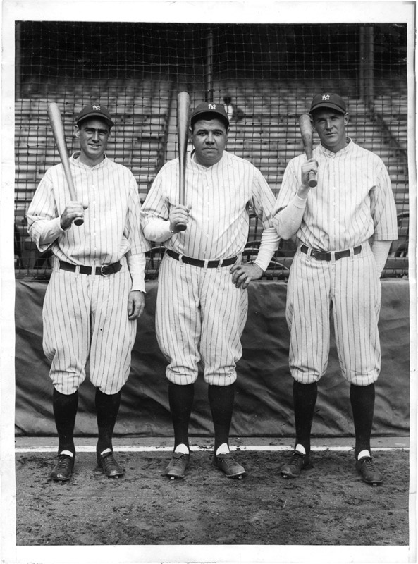 Babe Ruth and Lou Gehrig - THE OUTFIELD : Murderer’s Row, late 1920s
