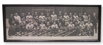 WHA - 1934 Ace Bailey Benefit Game All Star Team Panoramic Photograph (8x20")