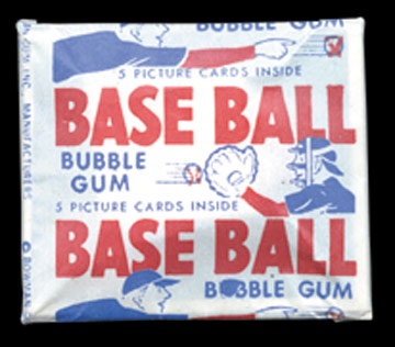 Sports Cards - 1950 Bowman Baseball Unopened Wax Pack