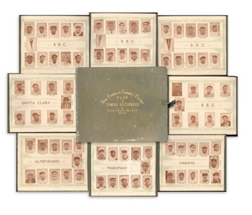 Cuban Sports Memorabilia - 1923-24 Tomas Gutierrez Negro League Panoramic Premium Album