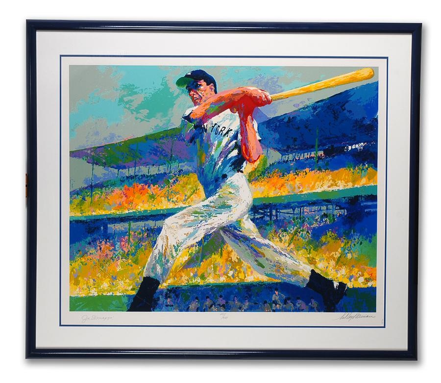 Sports Fine Art - Joe DiMaggio Signed Leroy Neiman 251/458