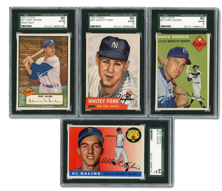 Sports and Non Sports Cards - SGC Graded Star Card Collection (4)