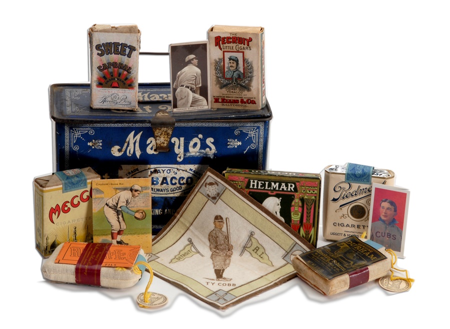 Sports and Non Sports Cards - Fine Collection of Vintage Baseball Card Related Tobacco Items