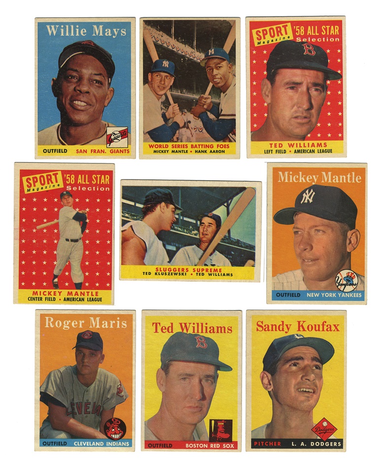 Sports and Non Sports Cards - 1958 Topps Baseball Card Set