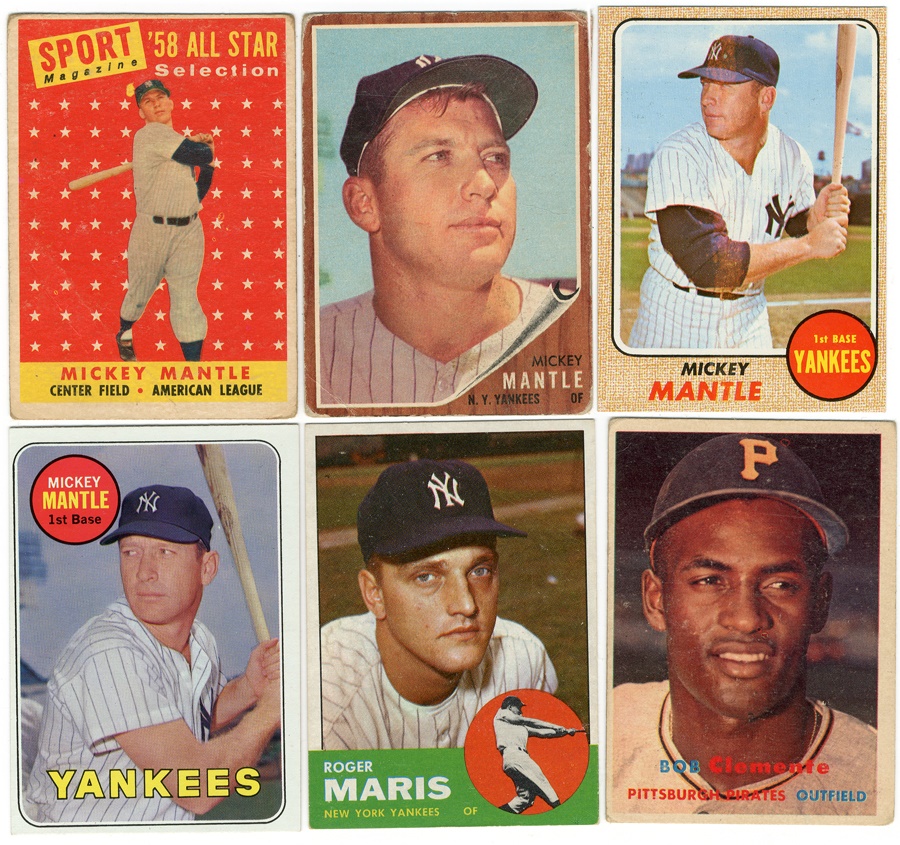 Sports and Non Sports Cards - 1958-1970s Baseball Card Collection Including Mickey Mantle (650+)